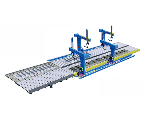 悬臂式机器人工作站（一主四从）
